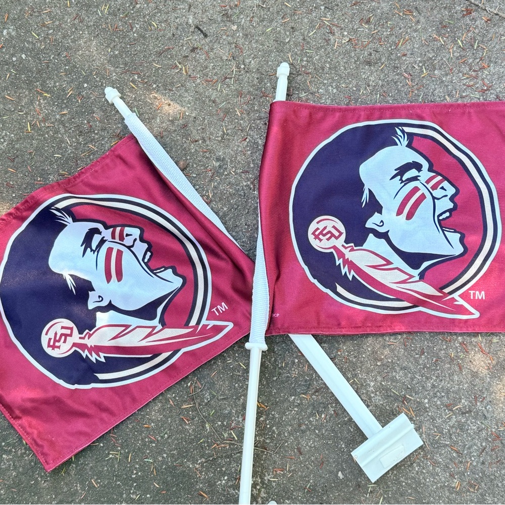 Brand New Florida State set of 2 Officially Licensed Car Flags